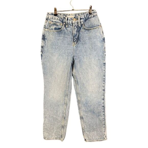Good American Good Ease Relaxed Fit Jeans Stonewash Size 2 / 26 - Picture 1 of 11